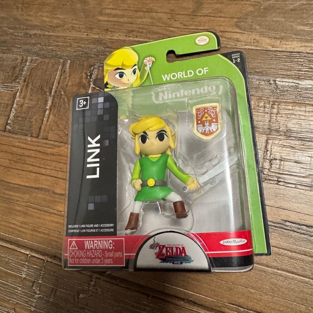 NIB LINK World of Nintendo Legend of Zelda Windwaker 2.25" figure